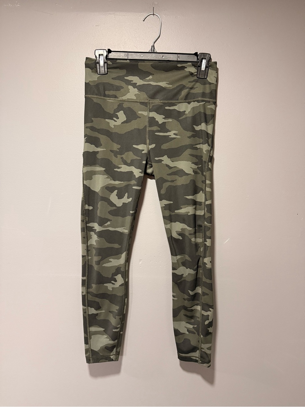 Athleta Olive Green Camo Leggings